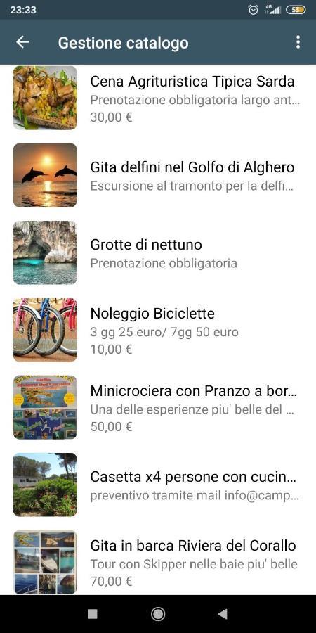 Villaggio Camping Nurral Fertilia Esterno foto